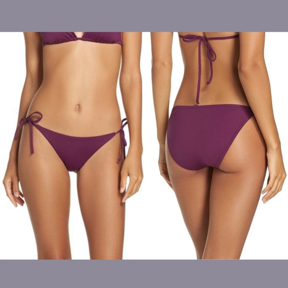 NEW Becca‎ Color Code Side Tie Bikini Bottoms [SZ Large ] - Picture 1 of 11